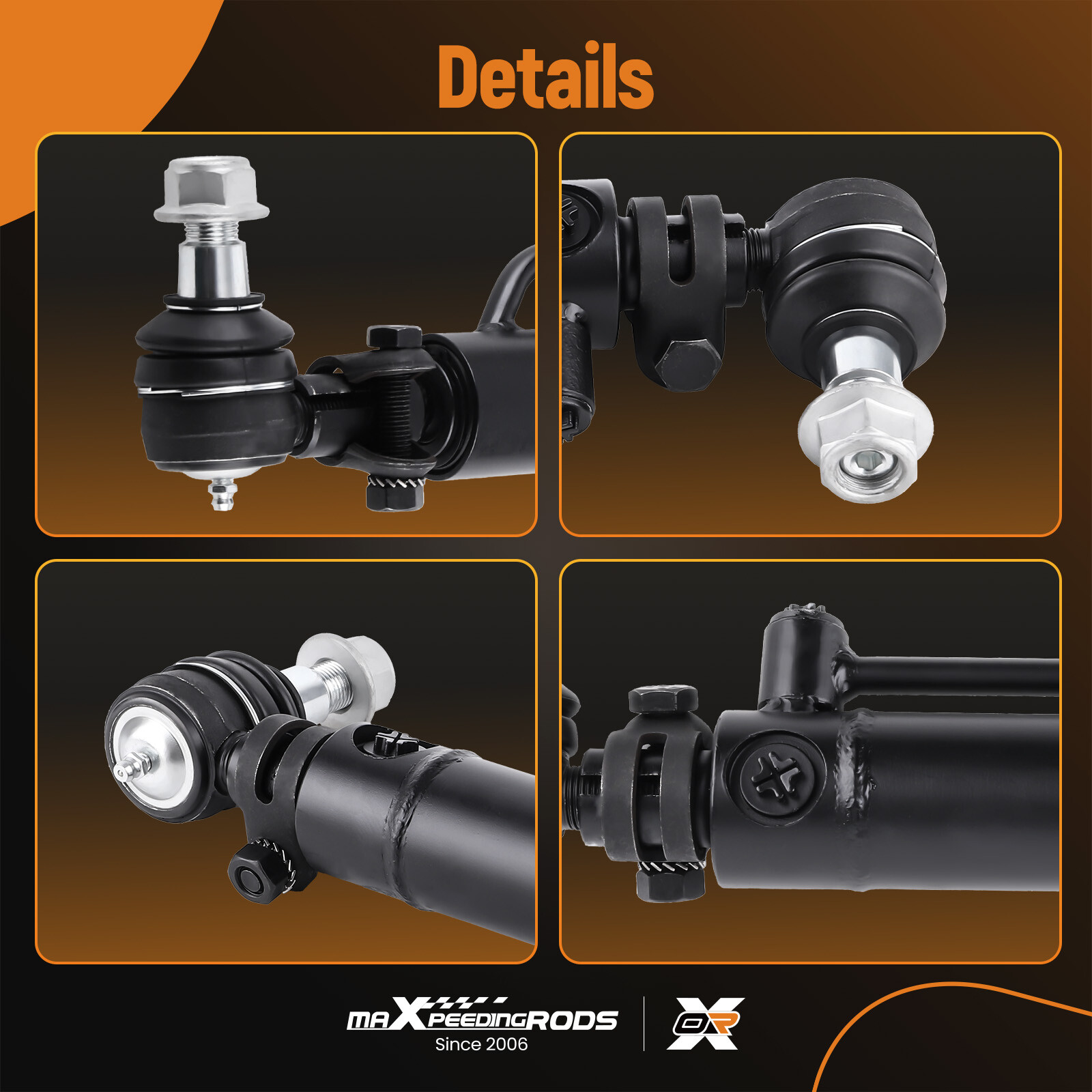 2X Steering Cylinder for Case 580C 580D 580E 580F 580SD 580SE 584D 234447A1