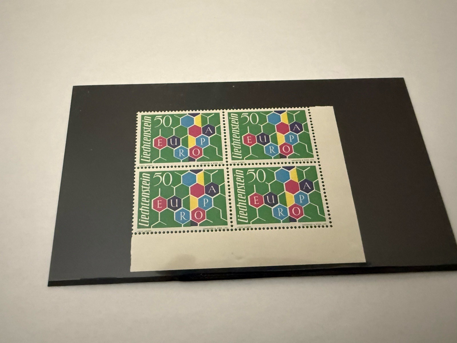 Liechtenstein Stamps # 356 MNH XF Block Of 4 Scott Value $220.00