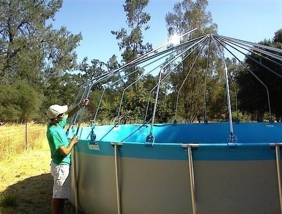 ABOVE GROUND SOFT SIDED SWIMMING POOL SOLAR SUN DOME COVER SUNDOME