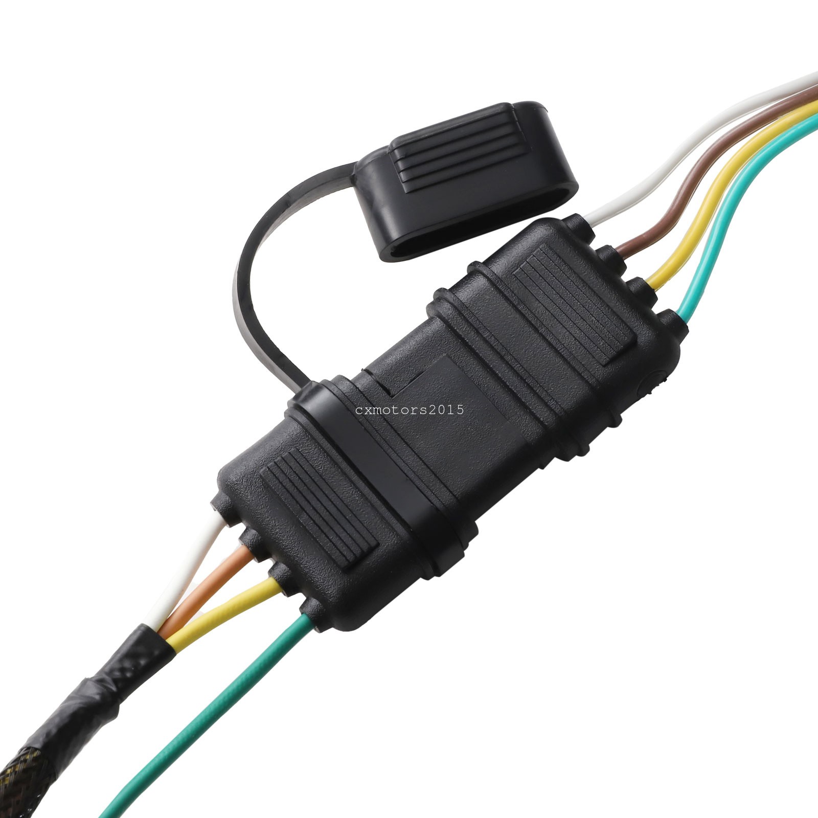 4 Way Trailer Light Wiring Harness Adapter For Chevy Express 1500 2500 2003-2024