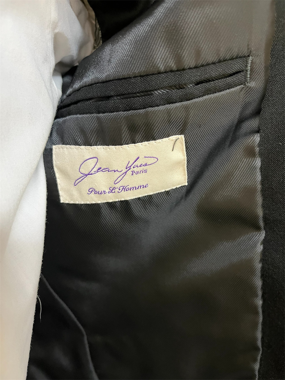 Men's Black Mandarin Nehru Collar Tuxedo Jacket with Satin Trim Formal