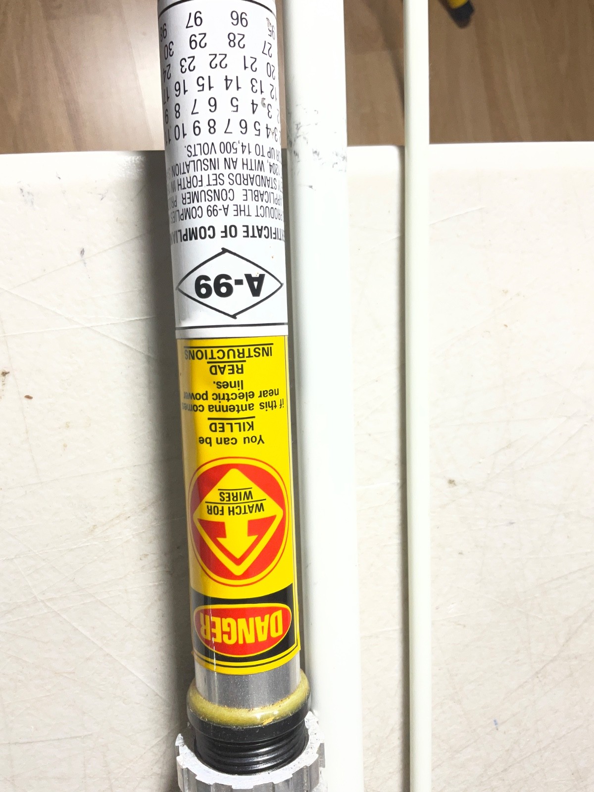 Solarcon A-99 17' Fiberglass CB Base Antenna 2000W Adjustable SWR