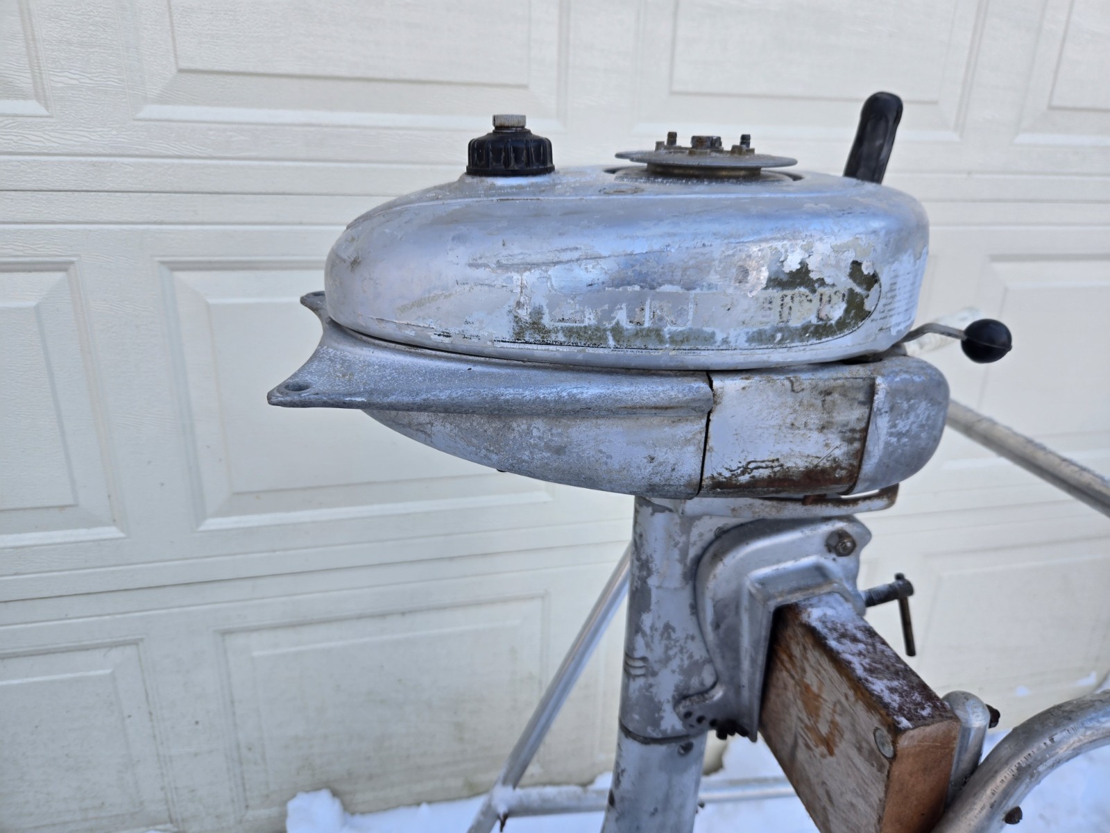 Antique 1941 Evinrude 4371 Sportwin 3.3hp Outboard Boat Motor Turns Over & Spark
