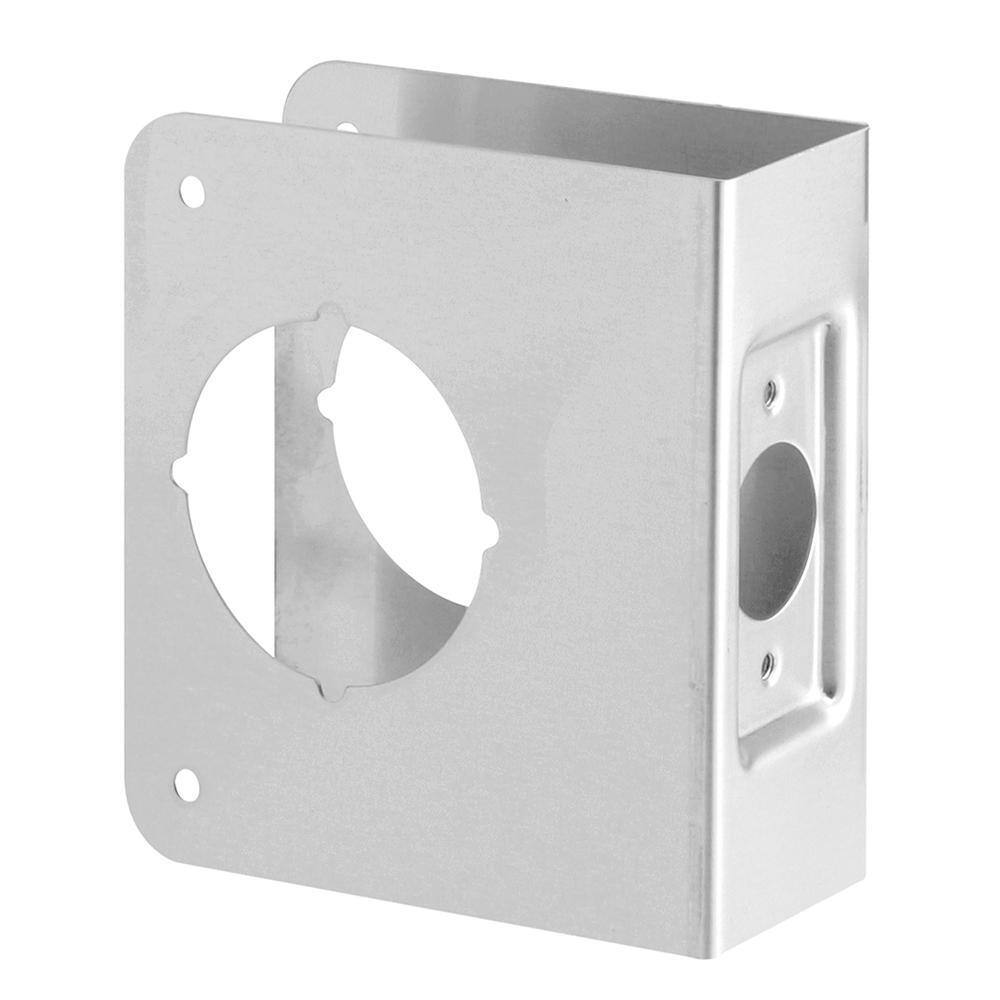 Stainless Steel Lock and Door Reinforcer 2-1/8 in. x 2-3/8 in. x 1-3/8 in.