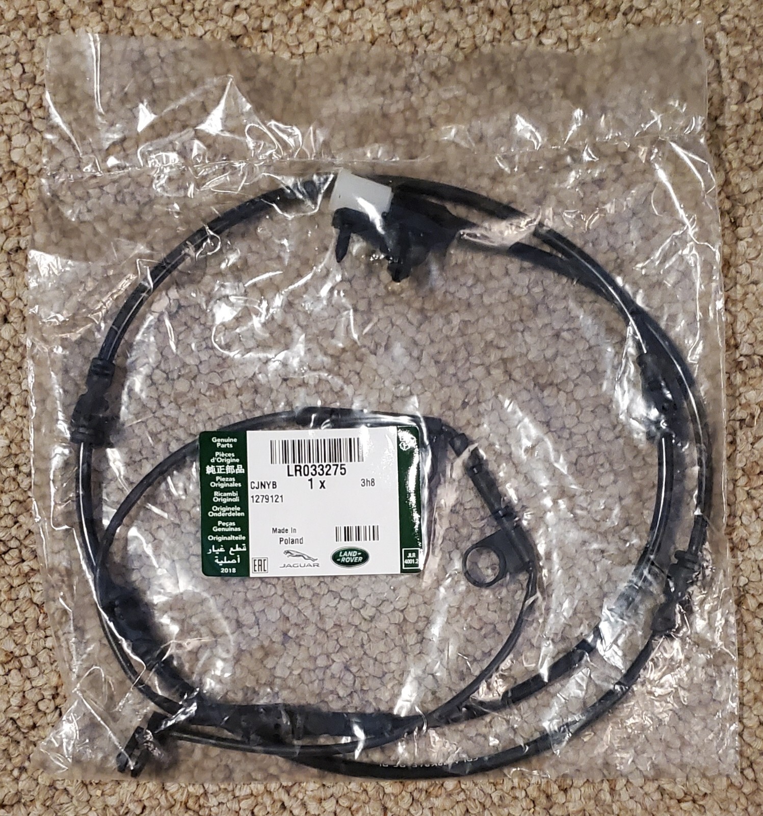 New GENUINE Land Rover FRONT Brake Pad Sensor - LR033275 - RR RRSport