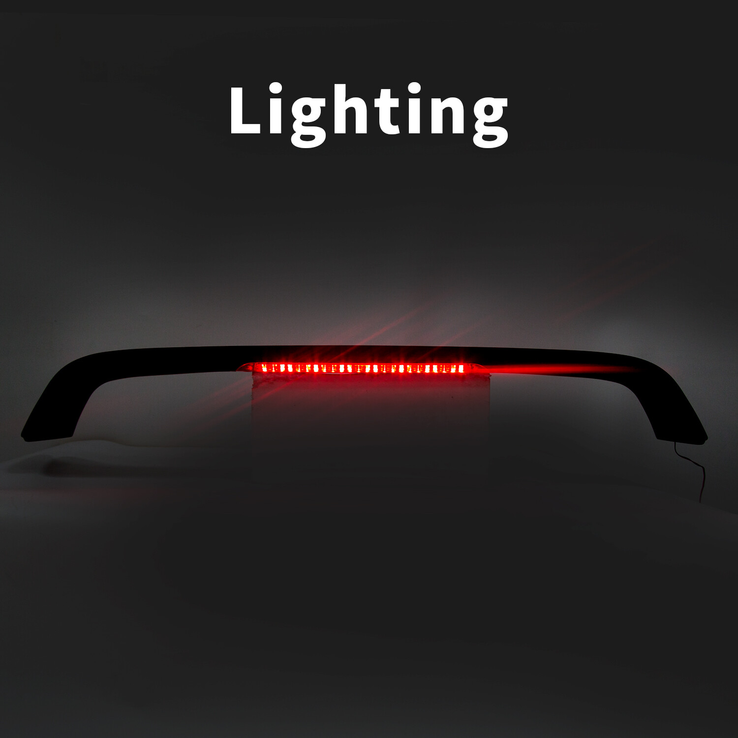 FOR HONDA CIVIC 4DR COUPE EM EJ Si 96-2000 TRUNK SPOILER WING W/ LED BRAKE LIGHT