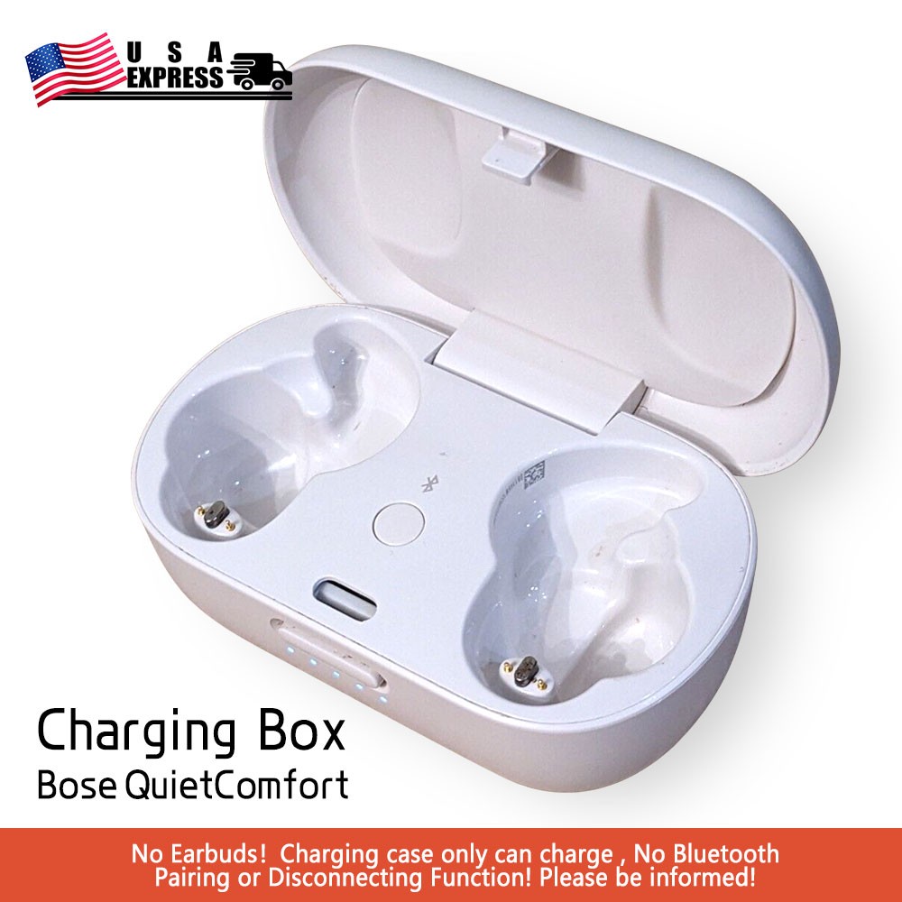 Bose Quiet Comfort Earbuds Charging Only White--ONLY Charging Case NO Earbuds