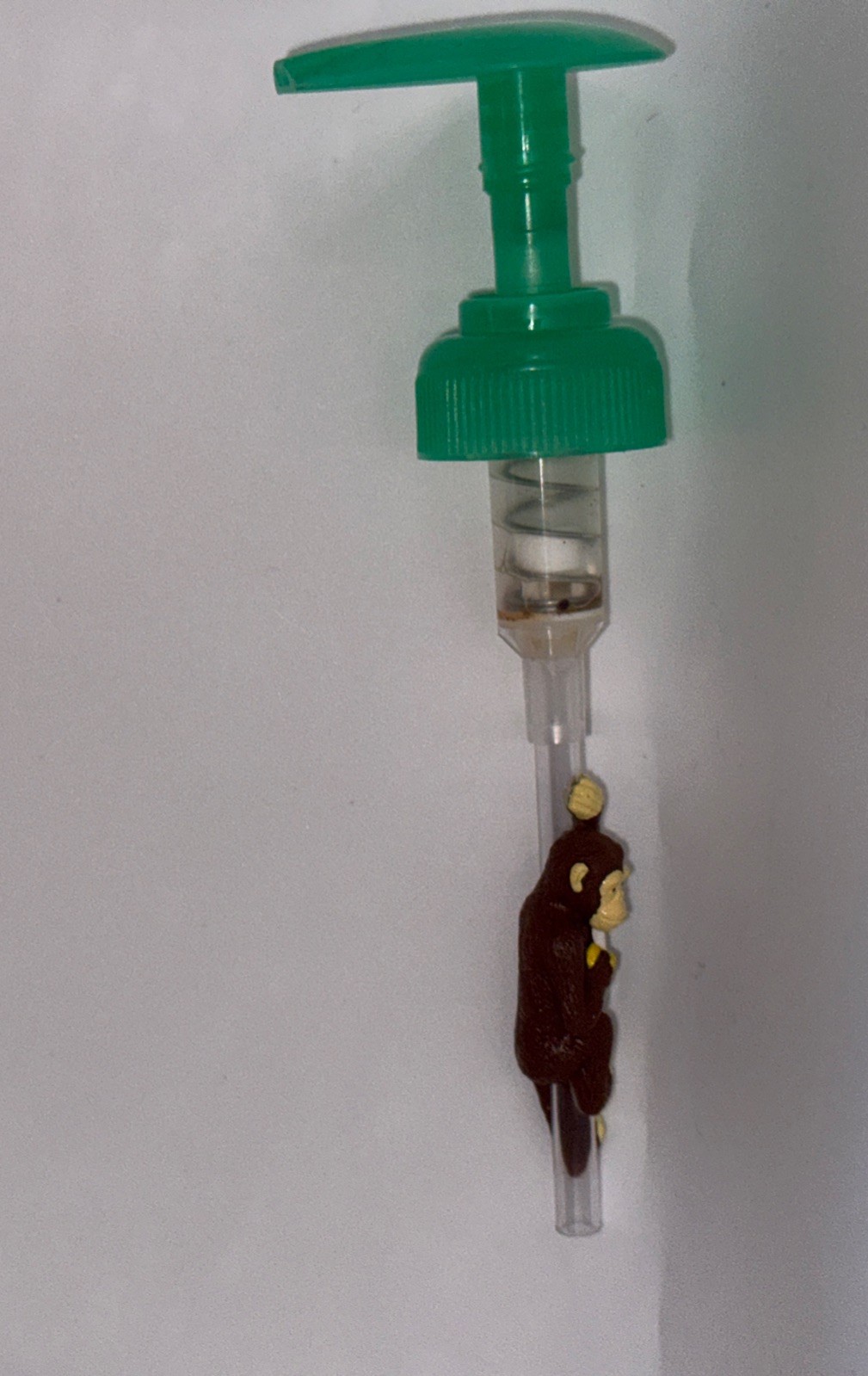 Vintage Monkey Hold Banana Animal Softsoap Hand Soap Pump Only See Description