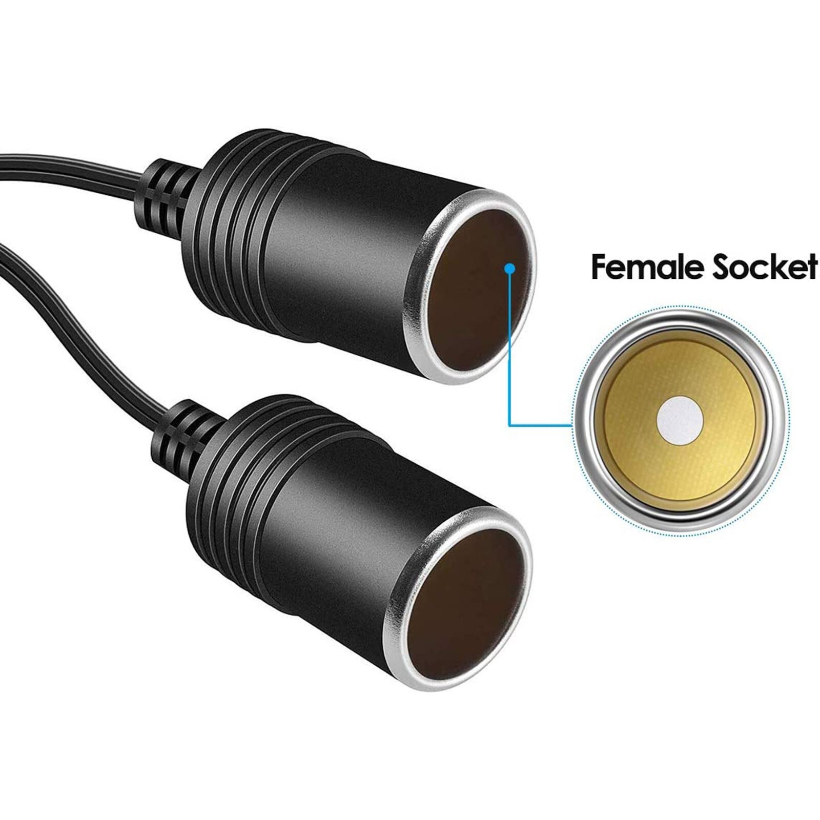 Dual Car Cigarette Lighter Splitter Charger Lot Socket Adapter 12v Auto Outlet