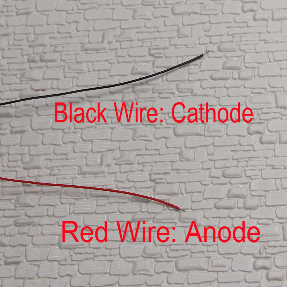 LQS21 10PCS Model Railroad HO OO Scale 1:87 Street Light Lamps Warm White LEDs