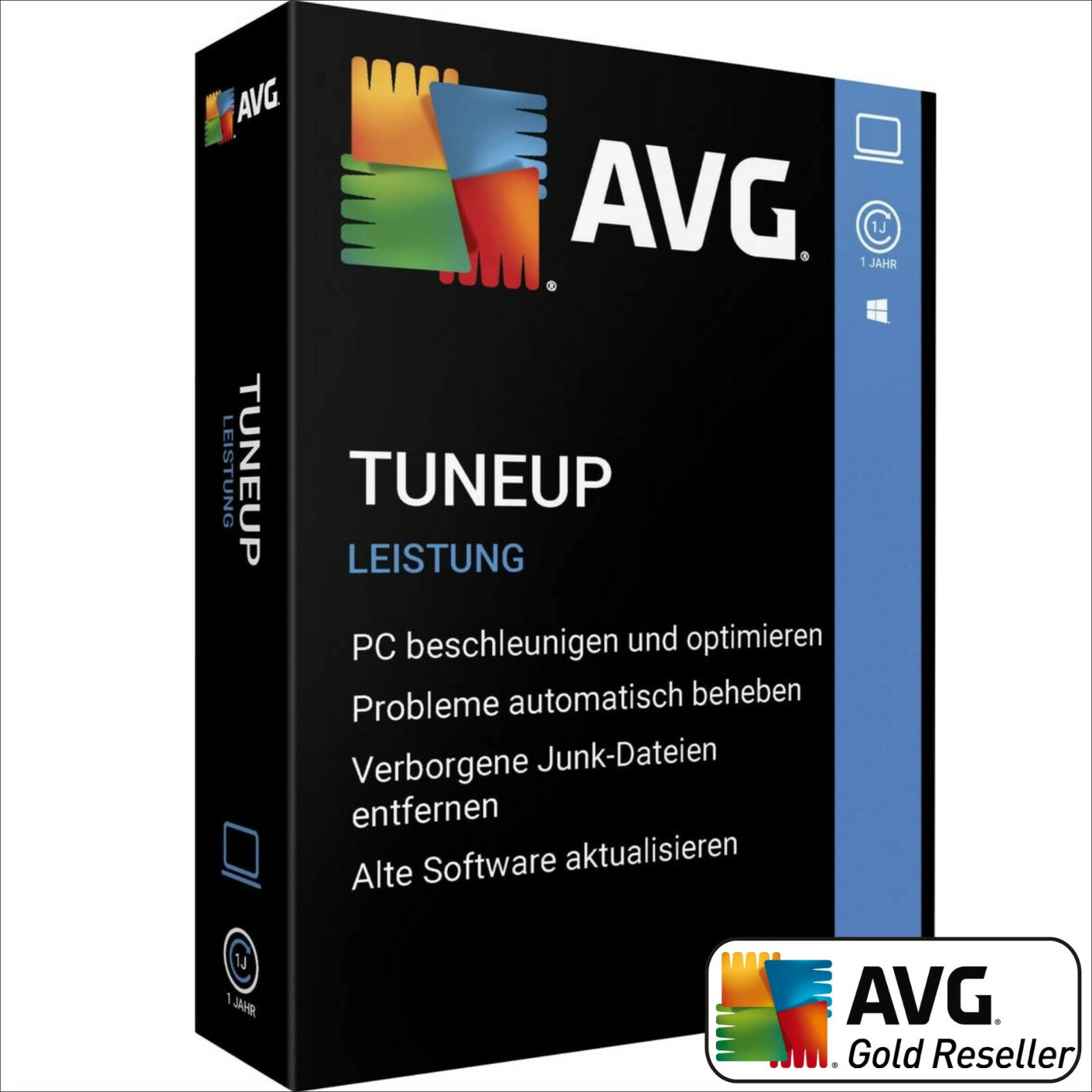 AVG PC TuneUp 2024 3 PC 1Jahr / TuneUp Utilities Vollversion/Upgrade UE DELizenz
