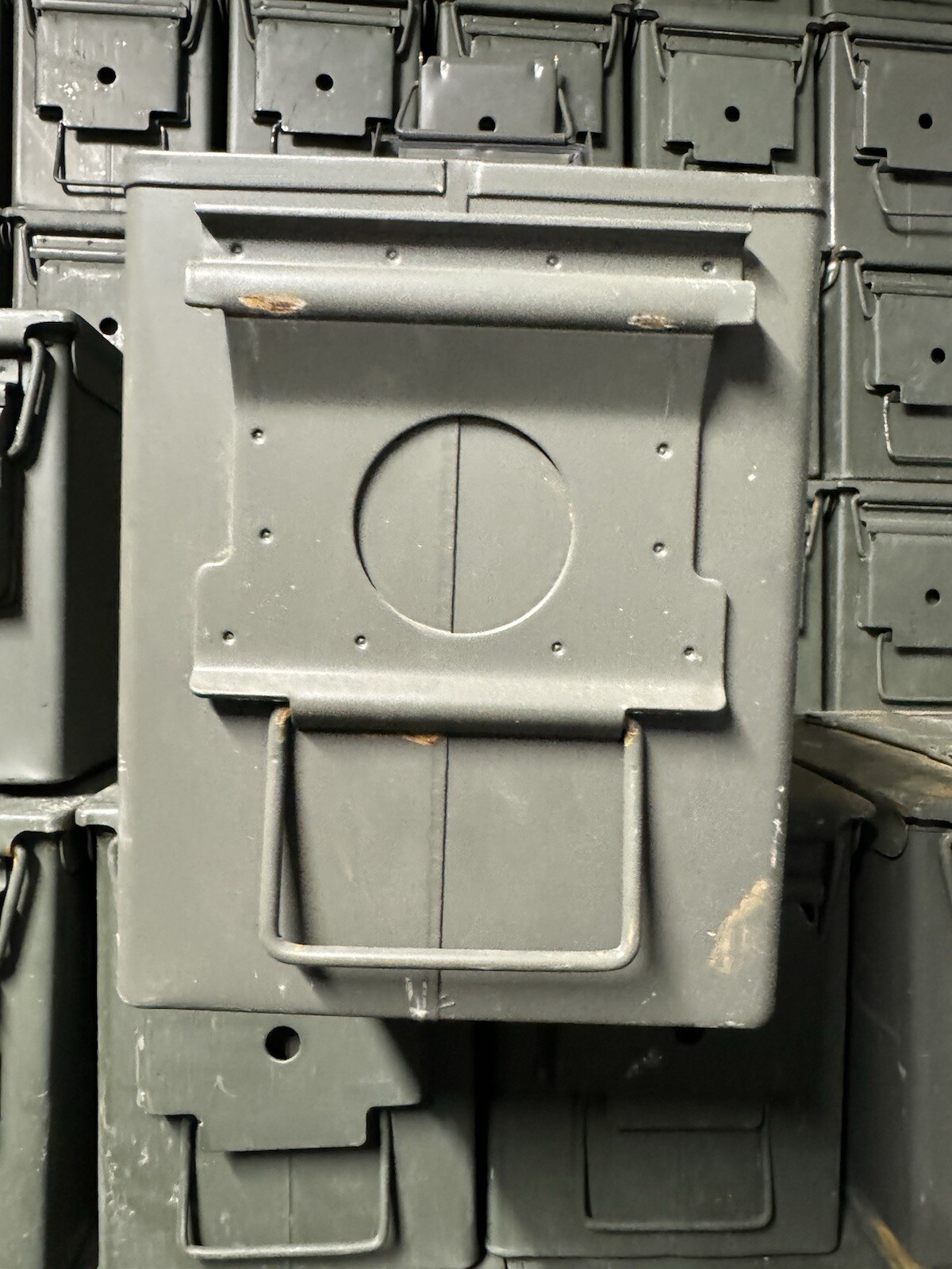 Lot Of (2) M2A1 / M2A2 USGI Metal Ammo Can Box