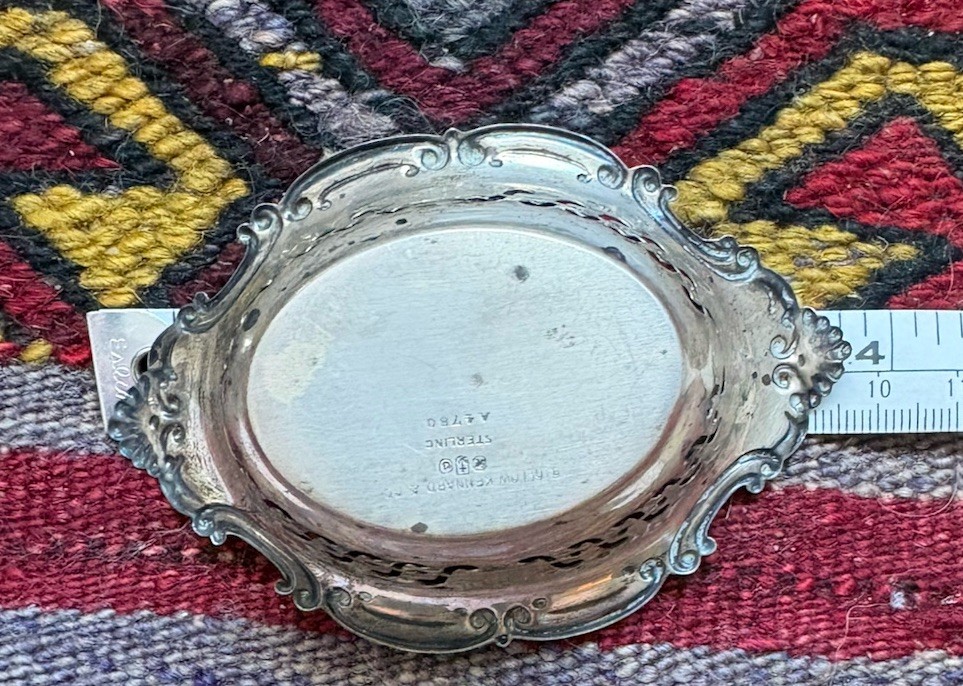 3 VINTAGE Bigelow Kennard Petite Sterling Nut Dishes 62 grams