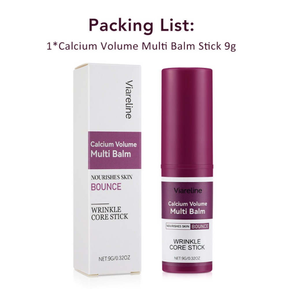 2 Pack Calcium Volume Multi Balm, Wrinkle Core Stick, Hydrating Firm, Anti-aging