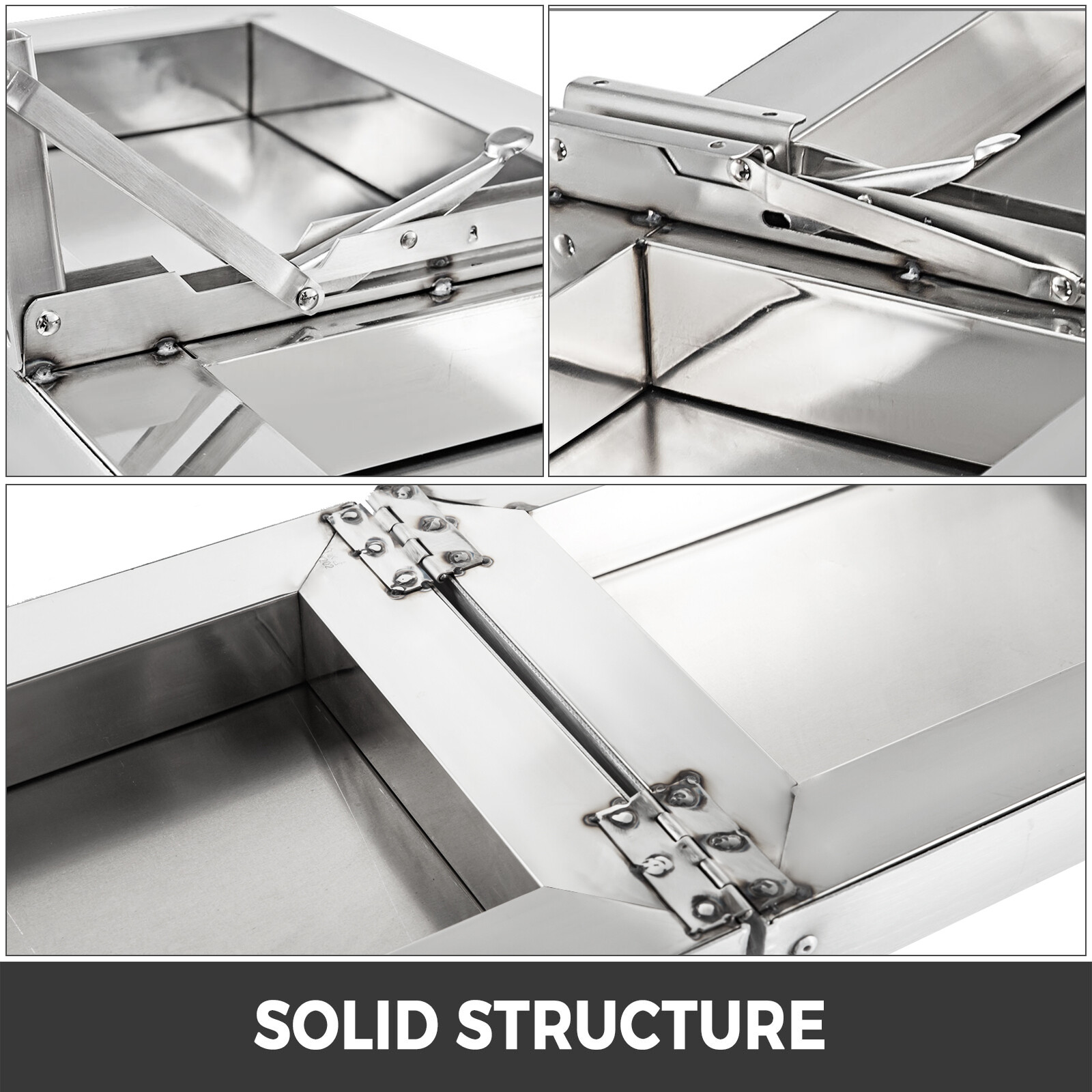 4, 6, 8FT Shelf for Concession Window Food Truck Accessories Business Stainless