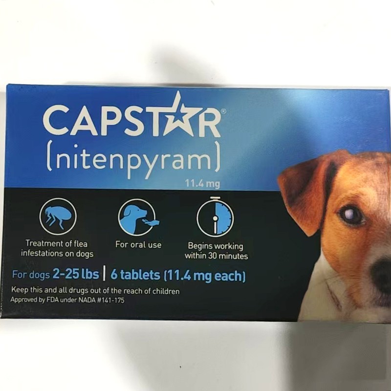 Capstar Fast-Acting Oral Treatment for Small Dogs 2-25 lbs 6 Tabs