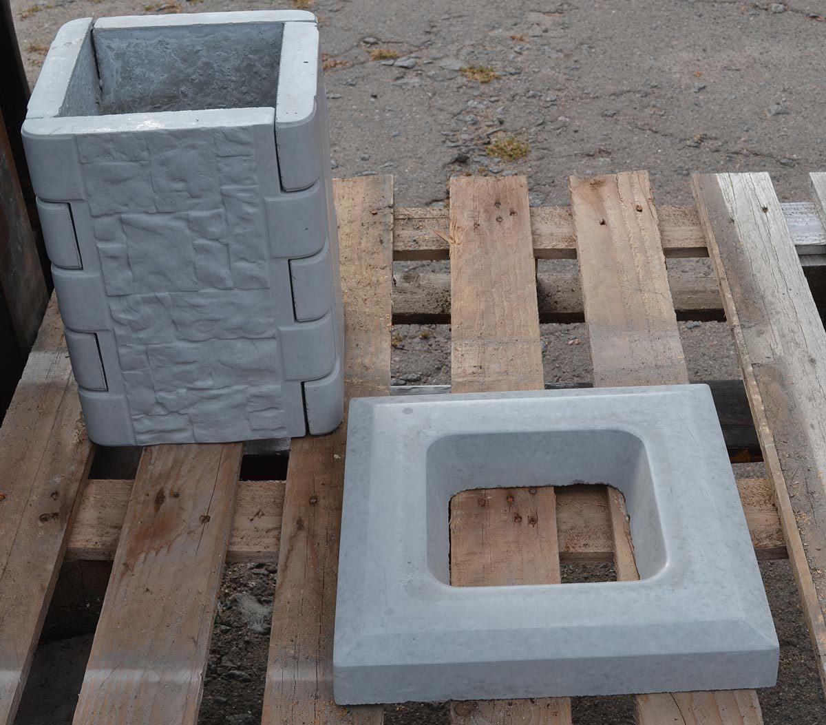 Concrete Mold for Concrete Decor Fence Pillar & Column flower garden box F10