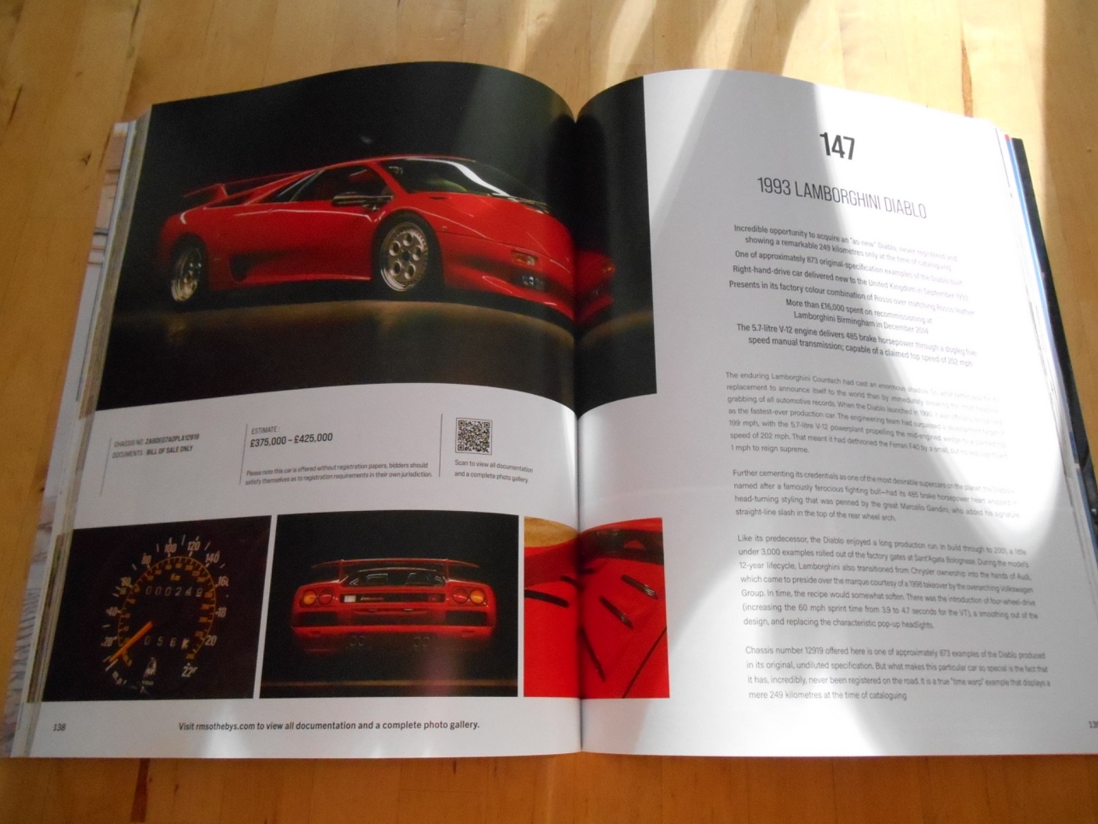 RM Sotheby's Motor Car Auction Catalogue 1 November 2025 Peninsula London sale