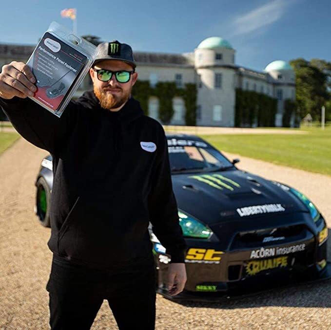 AeroCatch 120-2000 Black Plus Flush Non-Locking Hood Pin Kit