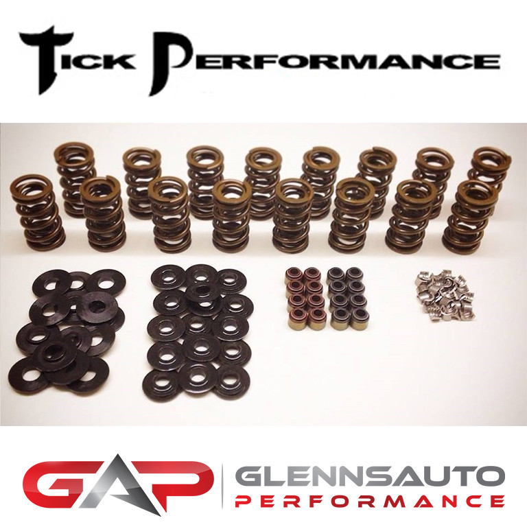 Tick Performance .660" Lift Dual Valve Spring Kit with Steel Retainers - LS/LSX