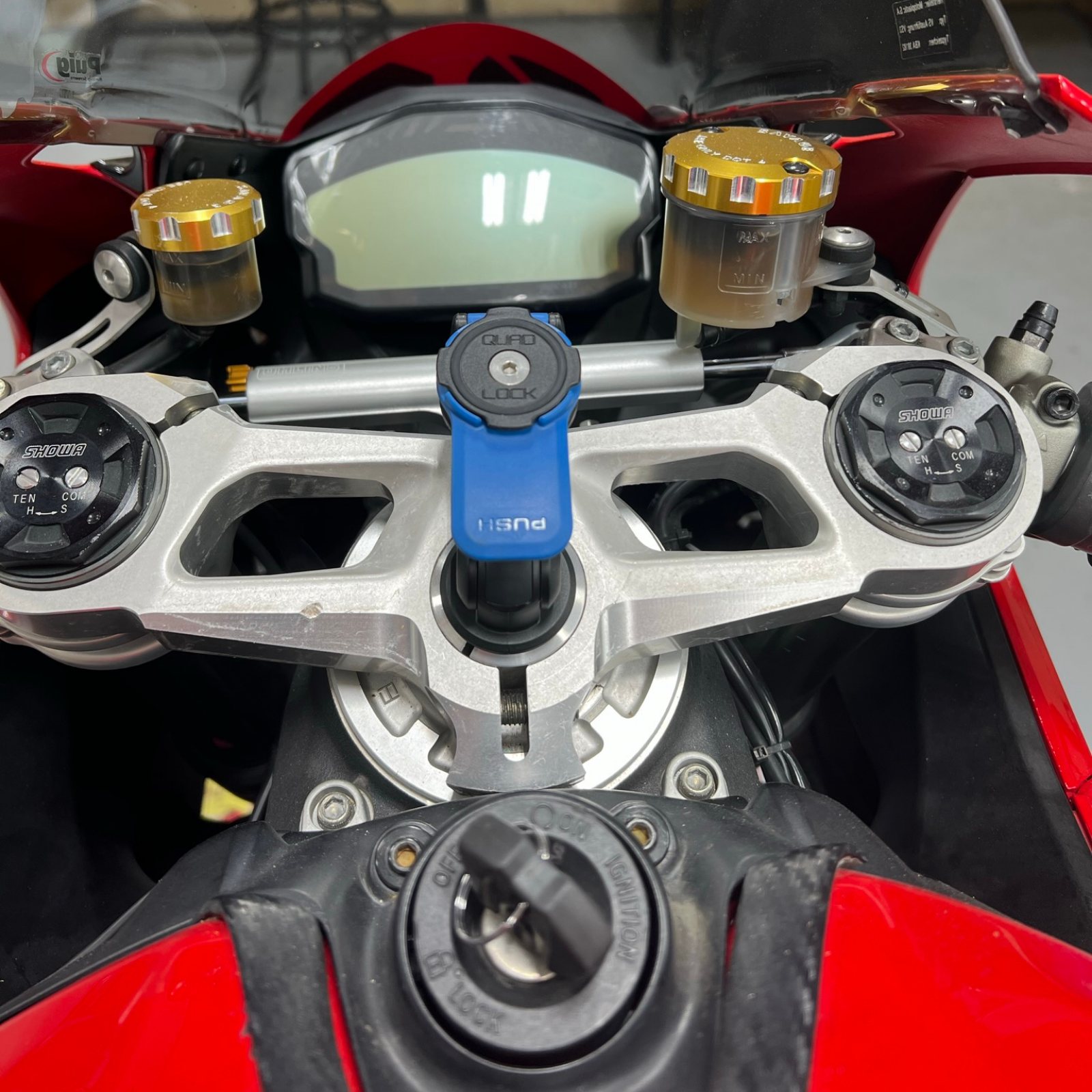 Quad Lock & Rokform Stem Mount Adaptor for Ducati Panigale