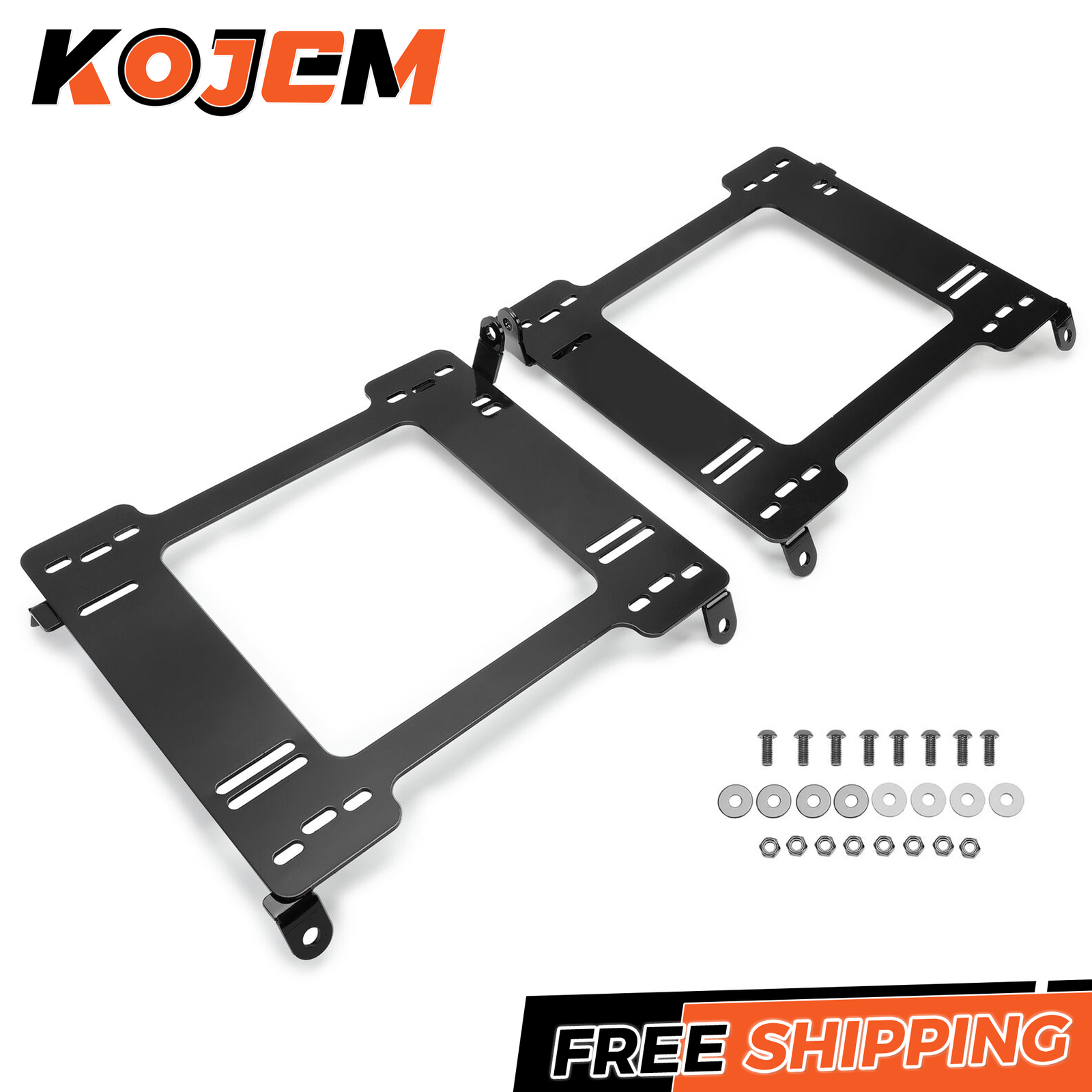 2 X RACING SEAT/SEATS MOUNTING BRACKETS RAIL/TRACK FOR CIVIC 92-95/INTEGRA 94-01