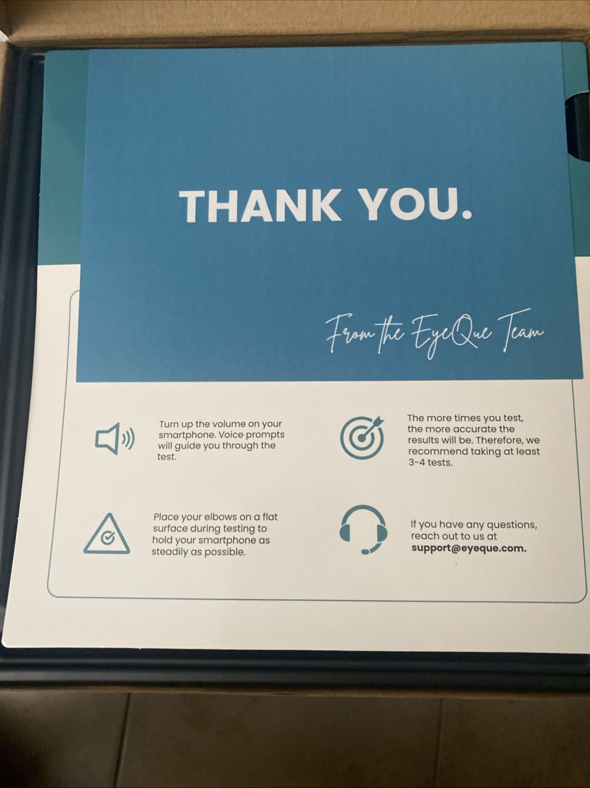 EyeQue Vision Check 2 Ophthalmic Refractometer New