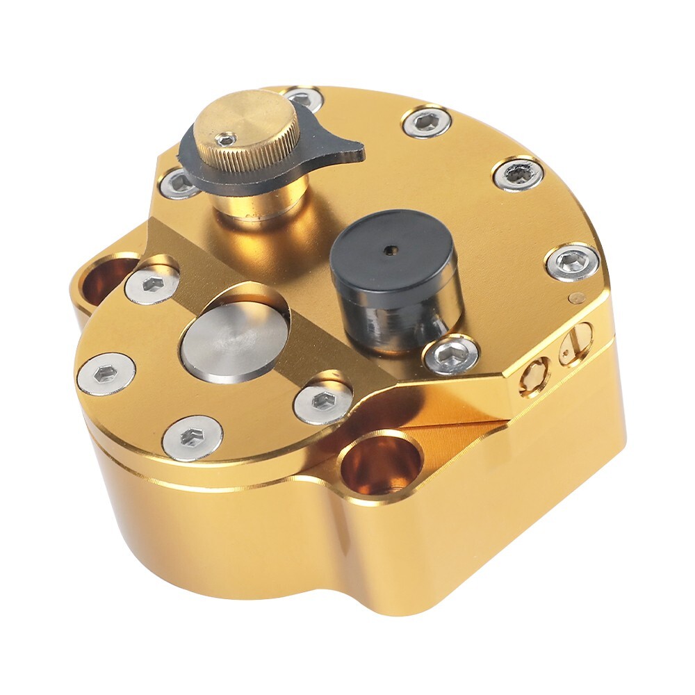 CNC Steering Damper Stabilizer Universal Reversed Safety Control Adjustable Gold