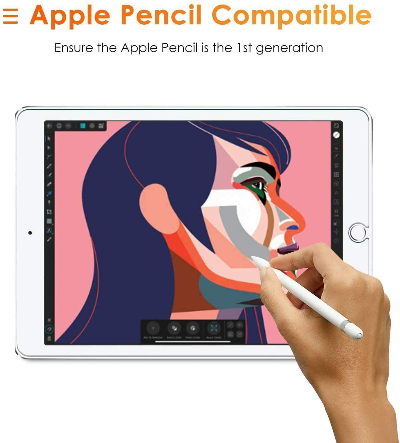 [3-Pack] Tempered Glass Screen Protector For iPad 9.7 2 Mini 4 Pro Air 4th 6th