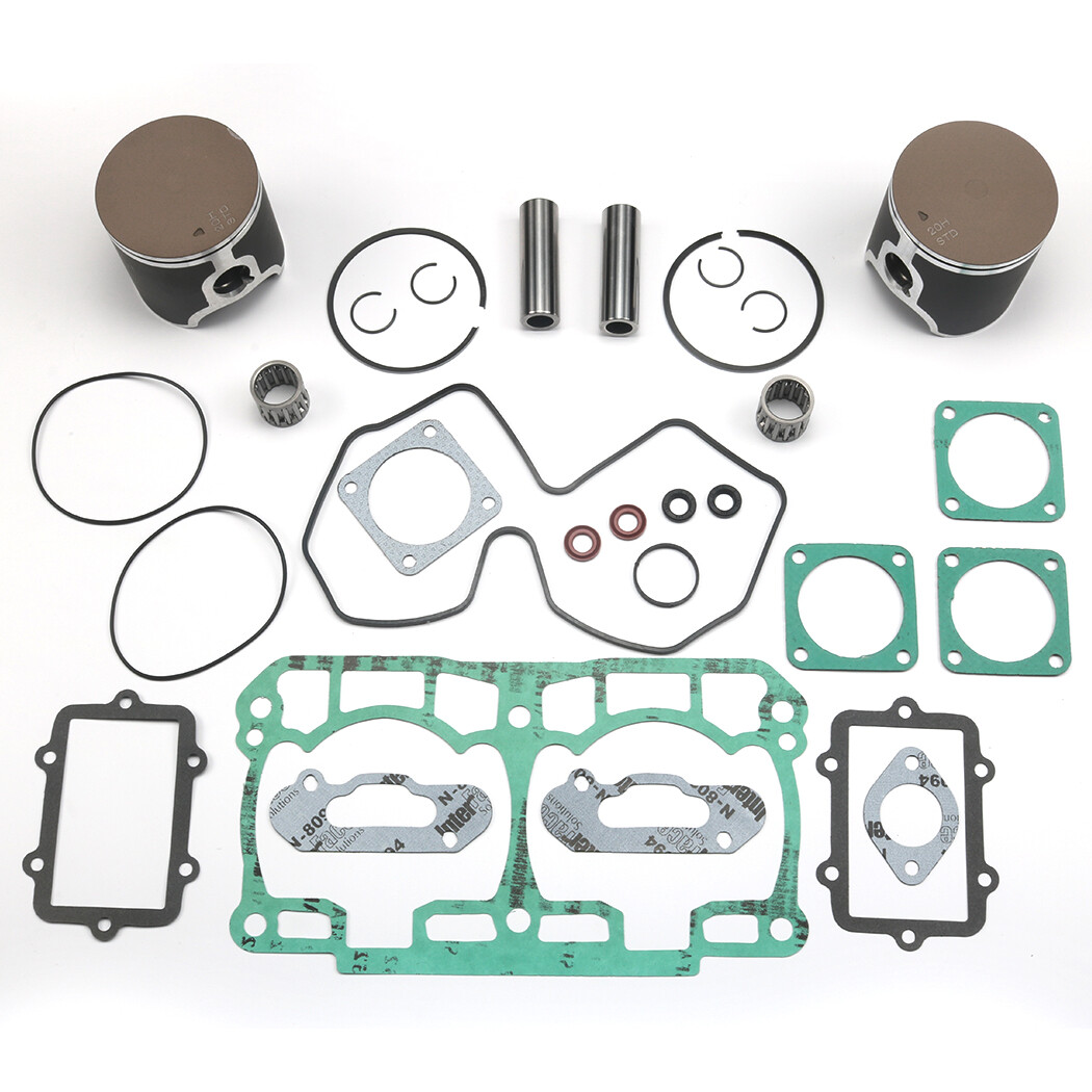 For 2007-11 SKI-DOO SUMMIT 800R 800 TOP END REBUILD KIT PISTONS BEARINGS GASKETS