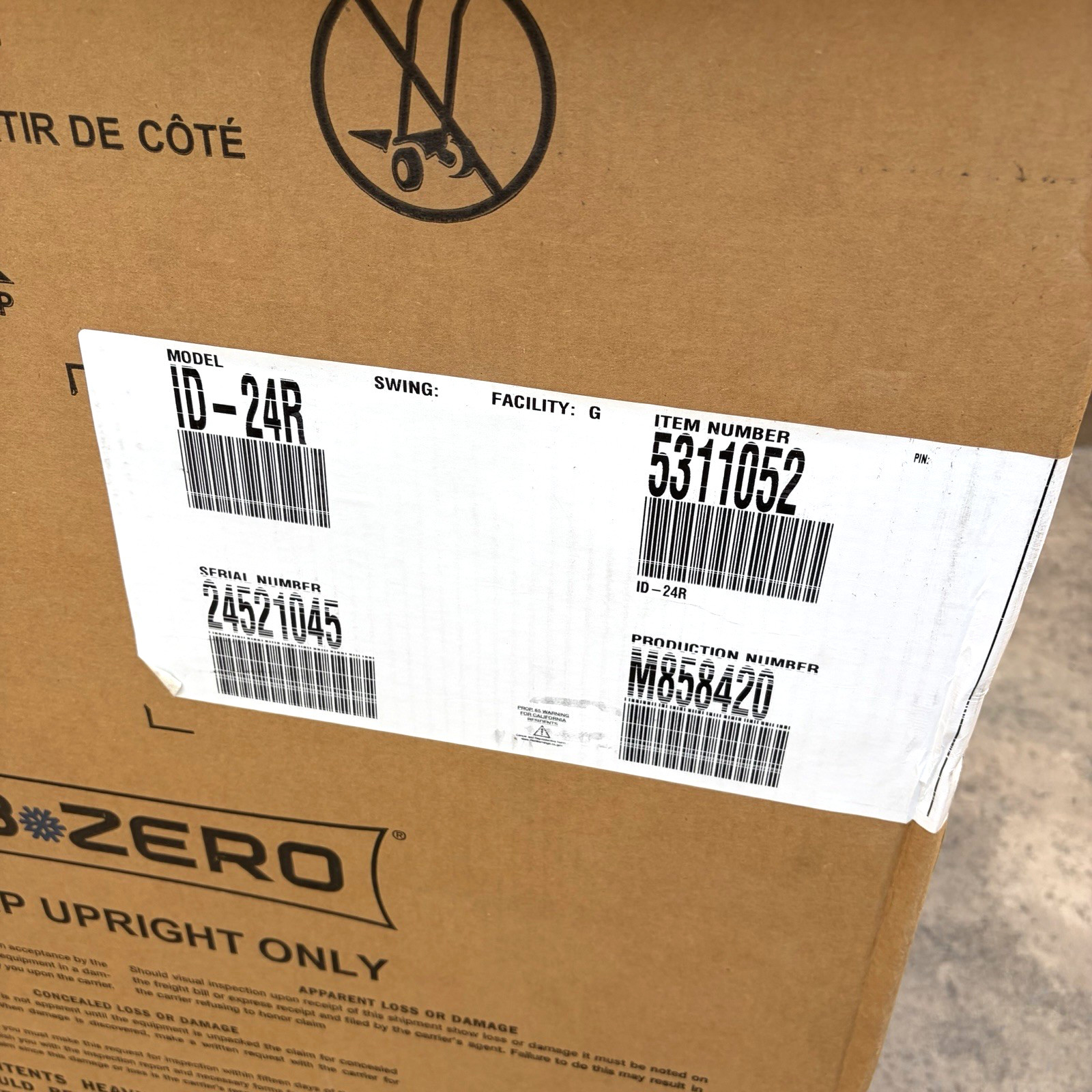 Sub-Zero ID-24R 24" Integrated Double Drawer Smart Refrigerator (Panel Ready)