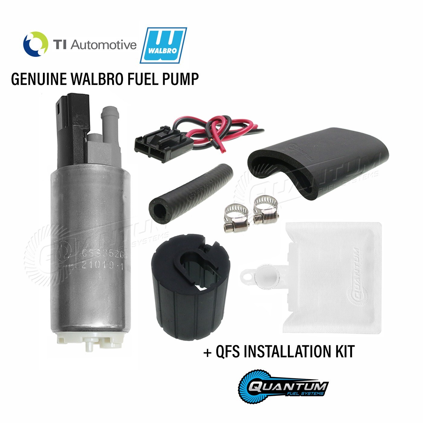 GENUINE WALBRO/TI Automotive GSS342 High Pressure 255LPH Intank Fuel Pump