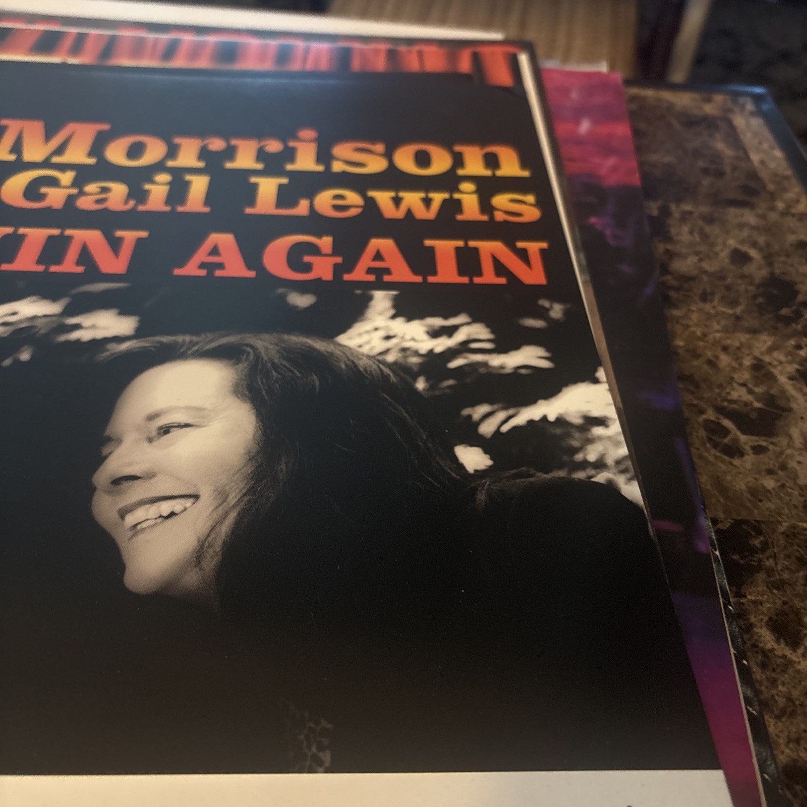 Van Morrison Linda Gail Lewis You Win Again Poster Flat 2000 Promo 12x12 RARE