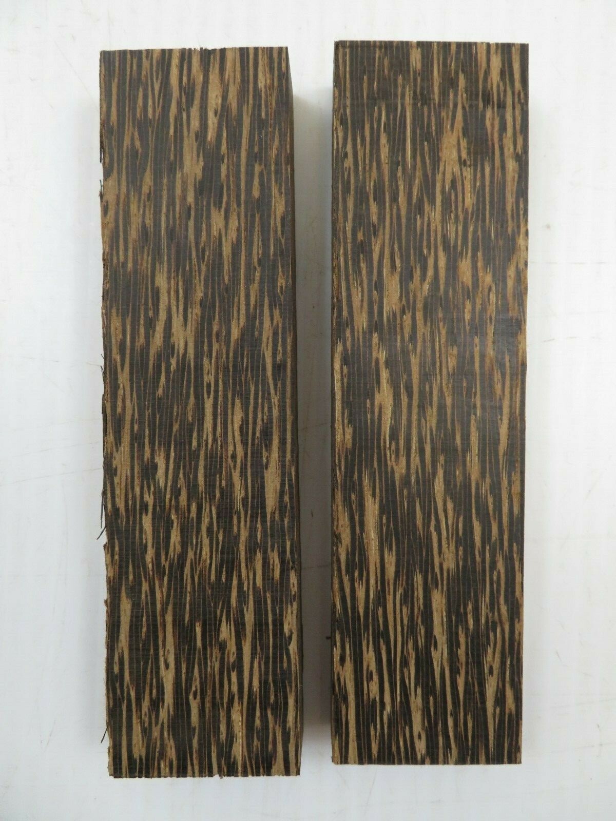 Black Palm Knife Scale/Tool Handle Blanks Book Matched Set 5" x 1-1/2" x 3/8"