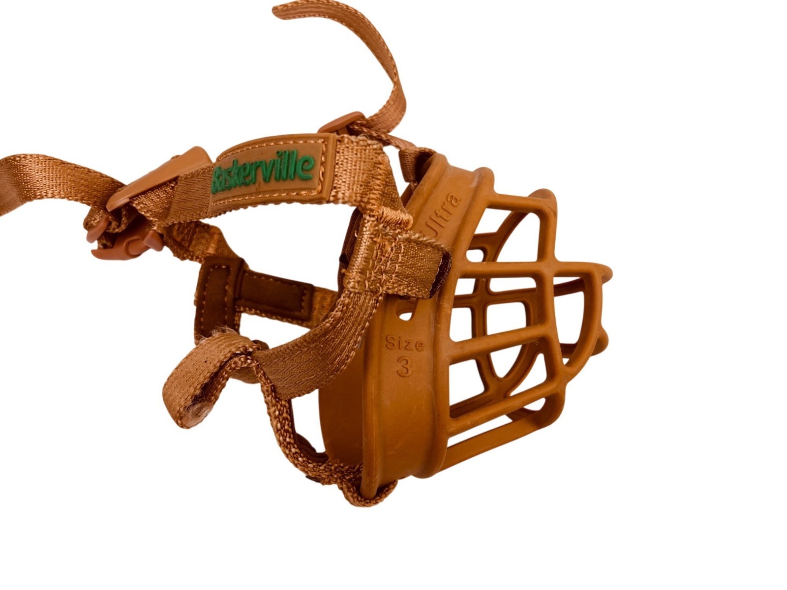 Baskerville Ultra Dog Muzzle Size 3 Adjustable Medium Sized Dogs