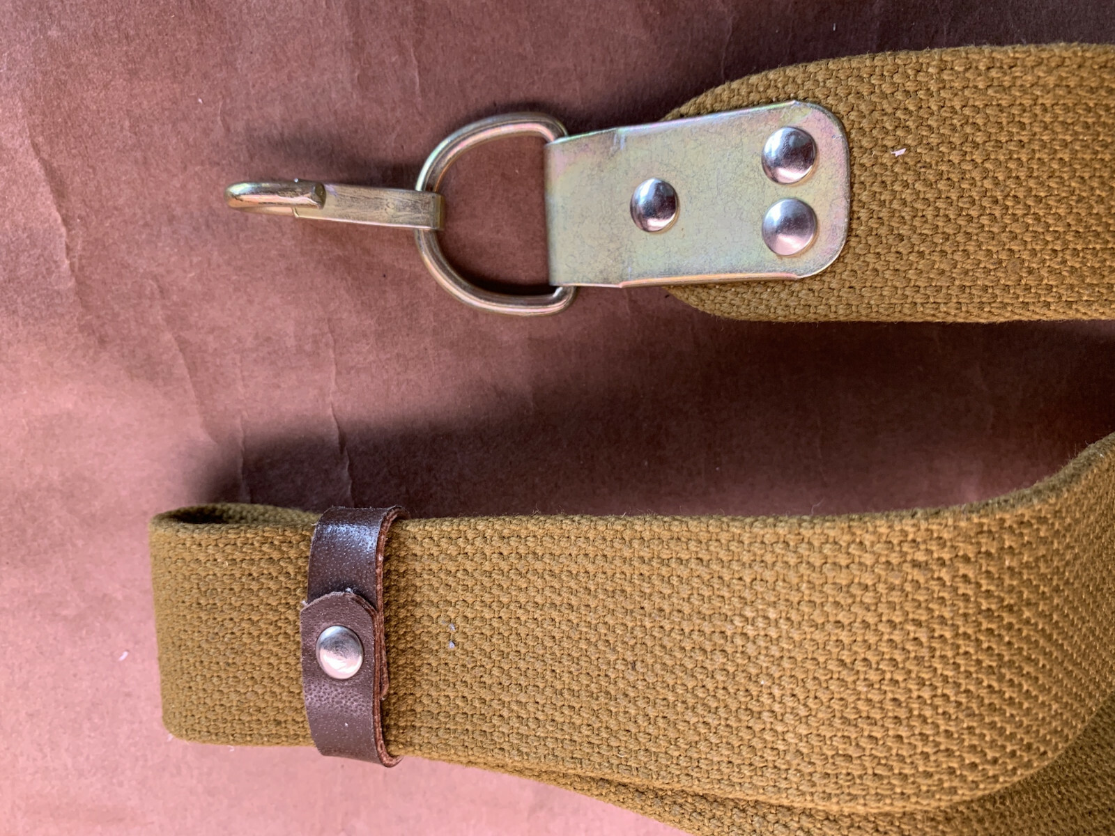 Original Soviet/Russian single hooked canvas sling for USSR sporting & hunting.