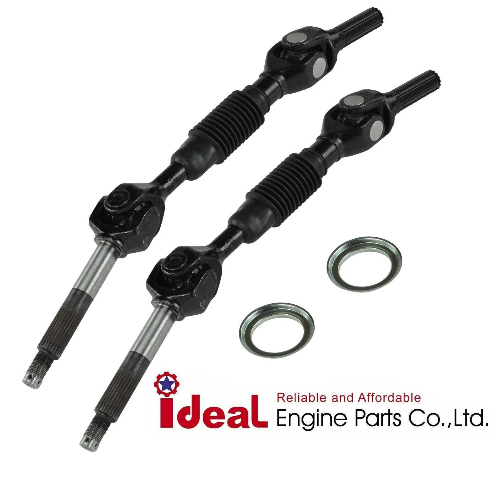 2 Complete Rear Axle Driveshaft to Kawasaki Mule 4010 Trans KAF950G Diesel 09~13