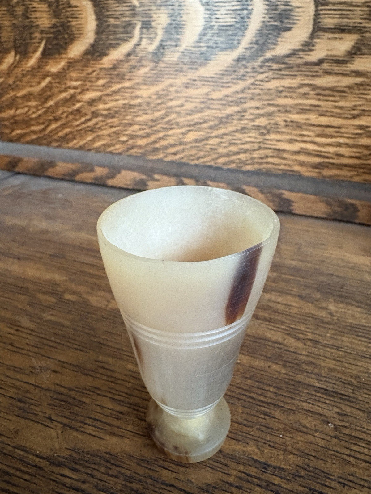 Natural Bovine Horn Mead Cordial Drinking Cups Set of Eight