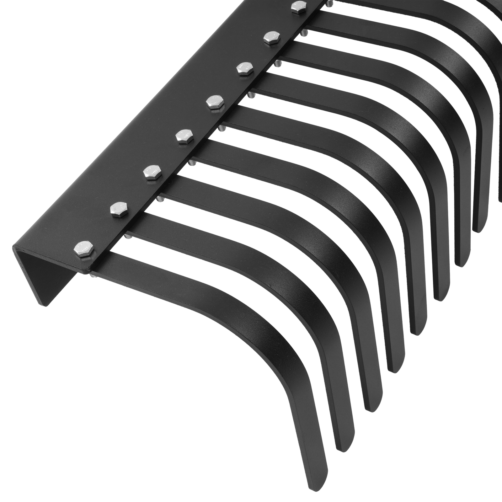 Garden Tool 60" 5 FT 3-Point Landscape Rock Rake For CAT 1 Tractor Grass Comb