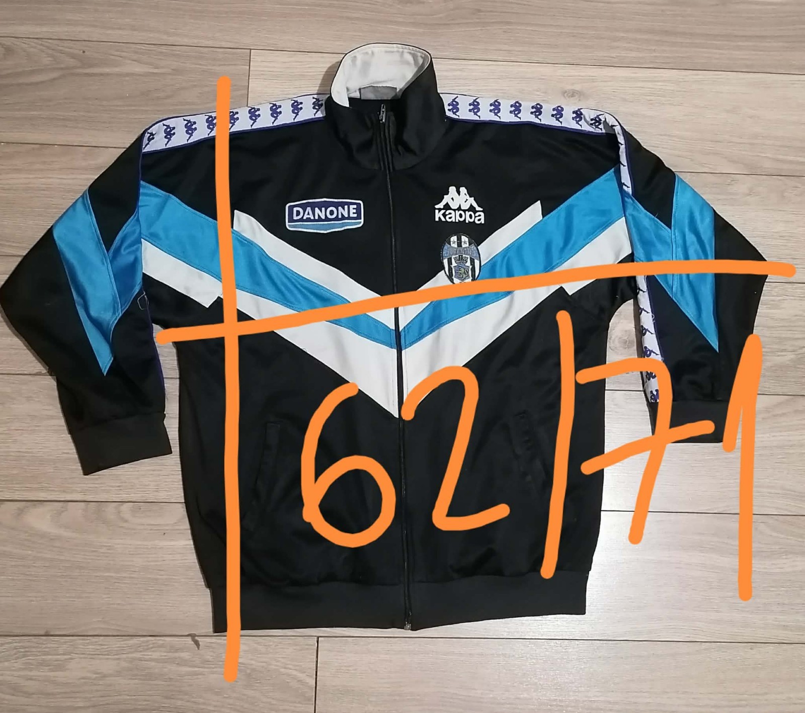 RETRO VINTAGE KAPPA JACKET TRACKSUIT JUVENTUS ITALIA ITALY SERIE A CALCIO XL