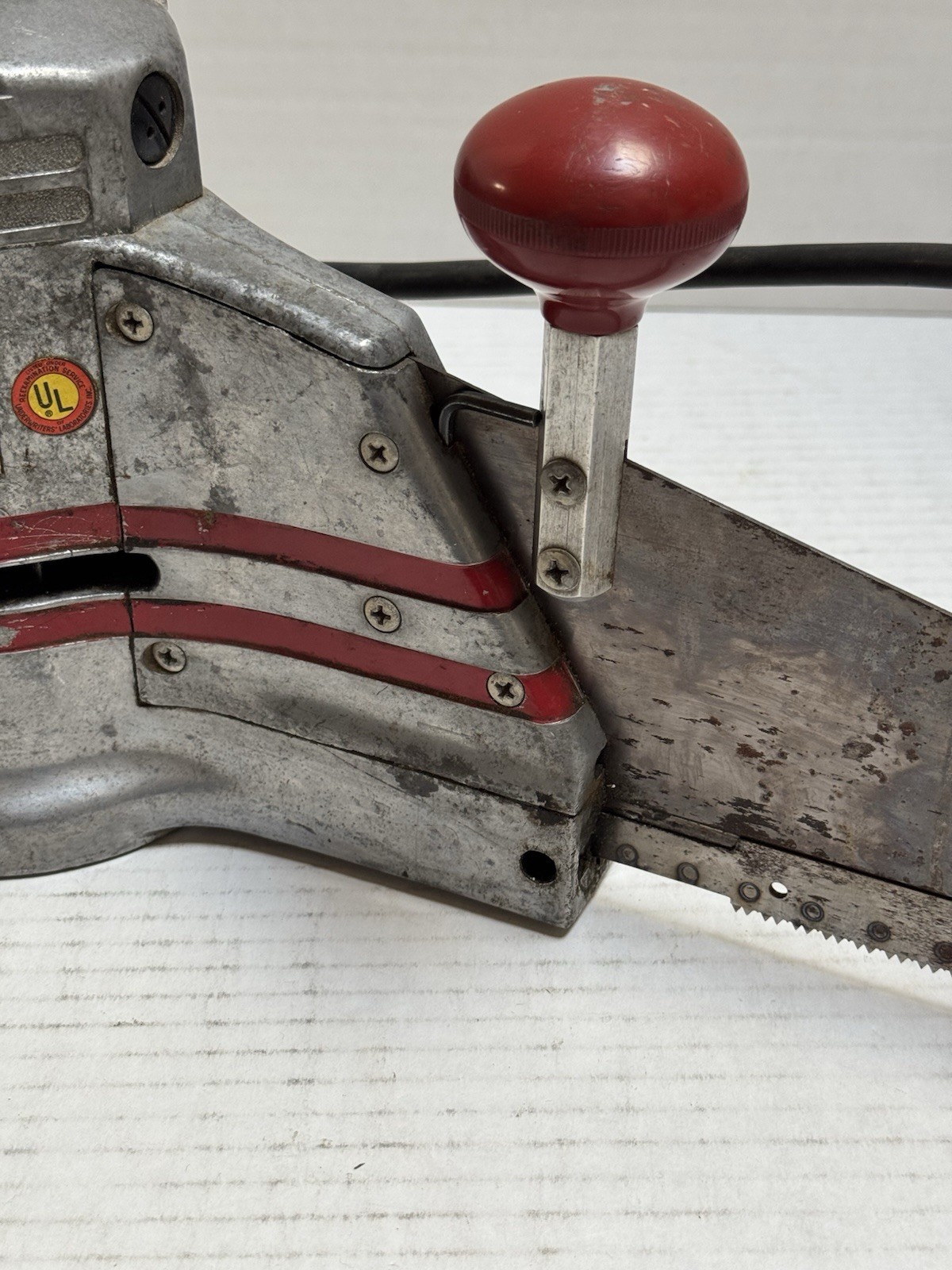 Wellsaw Model 400 Butcher Processor Breakdown Saw and Case