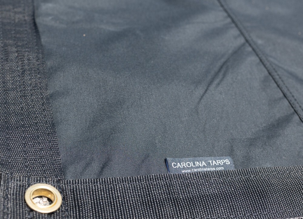 Reinforced 8' x 28' Roll Off Tarp - Heavy Duty Mesh Straight Tarp with CORDURA®