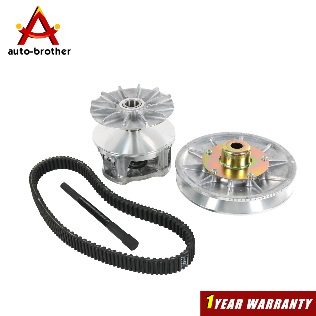 Primary & Secondary Clutch w/ Belt 1323275 1323070 For Polaris Ranger 570 2015