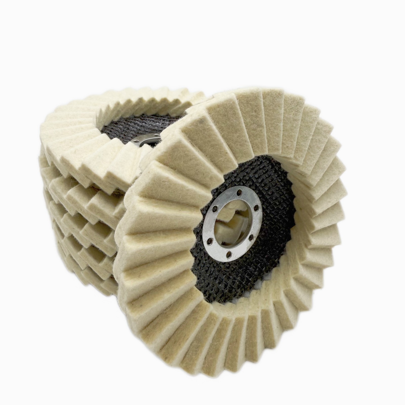 5in Wool Felt Flap Disc Metal working Polishing Buffing Wheel For Grinder 125mm