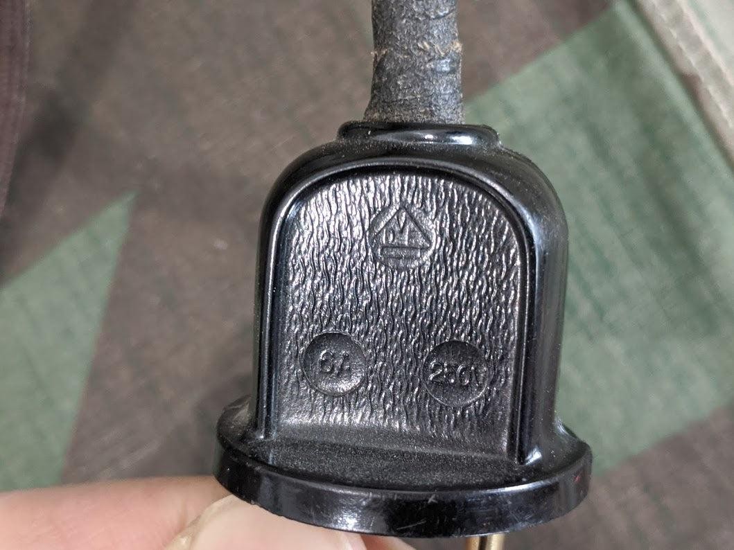 Vintage German Electric Blanket 1930s 1940s 1950s WWII Luftschutz UNTESTED AS-IS