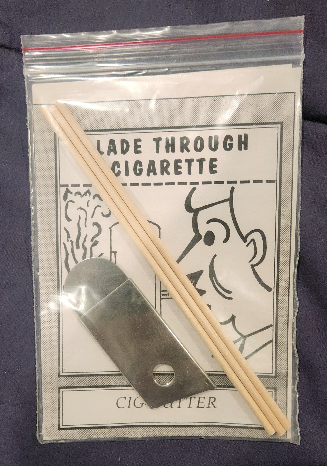 Blade Through - great pocket trick, examinable!