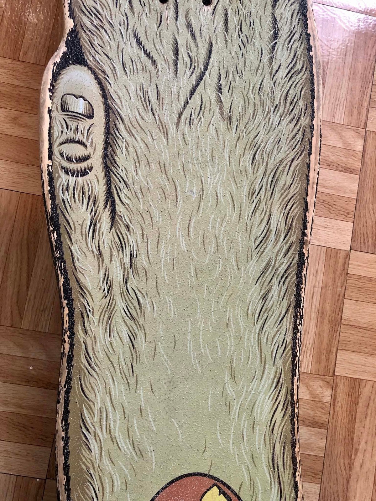 SANTA CRUZ BIG FOOT / SCREAMING FOOT -JIM PHILLIPS- USED LONGBOARD