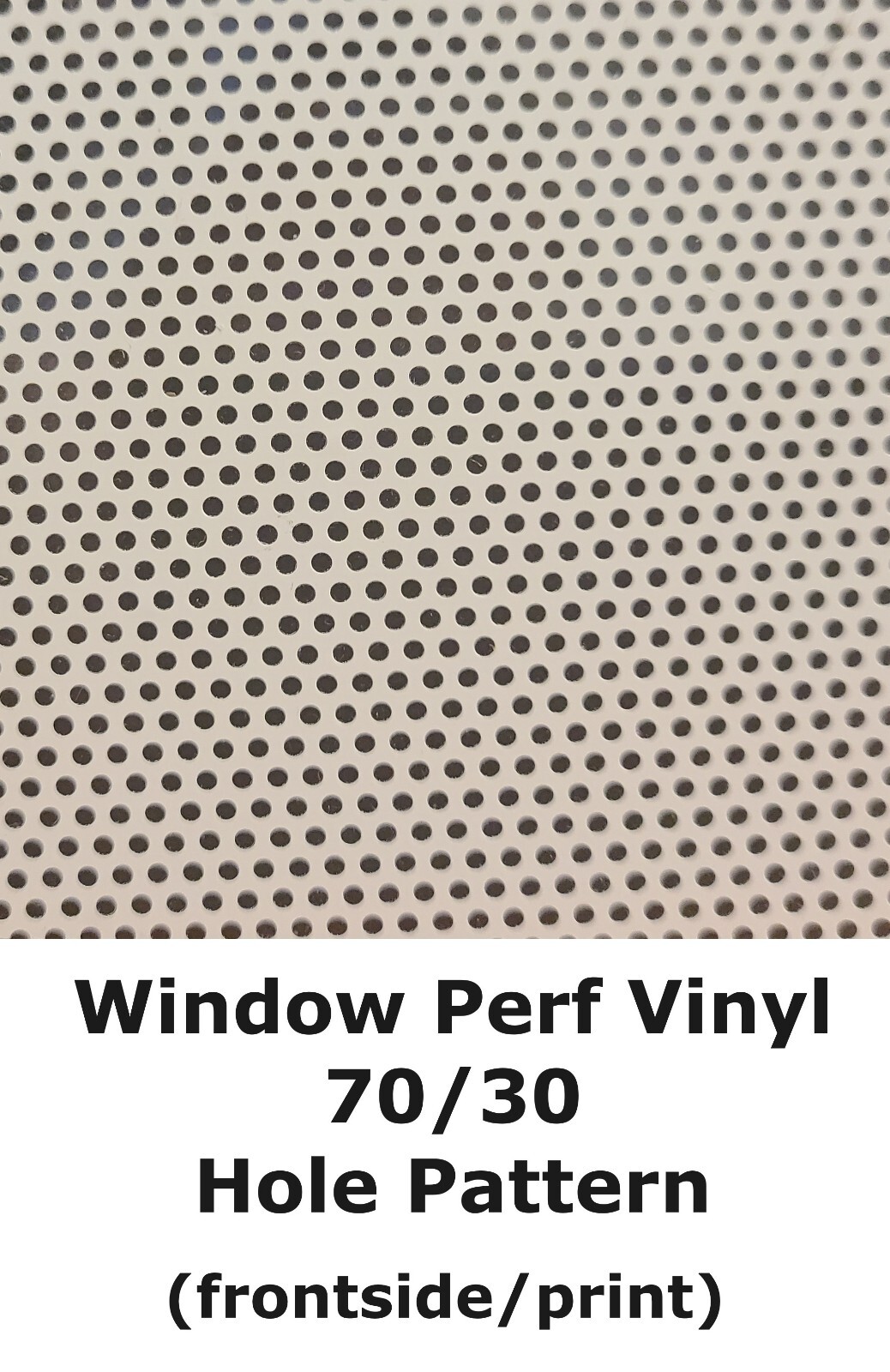 Window Perf Vinyl One-Way Vision Roll Solvent & Latex (Choose Size & Type)
