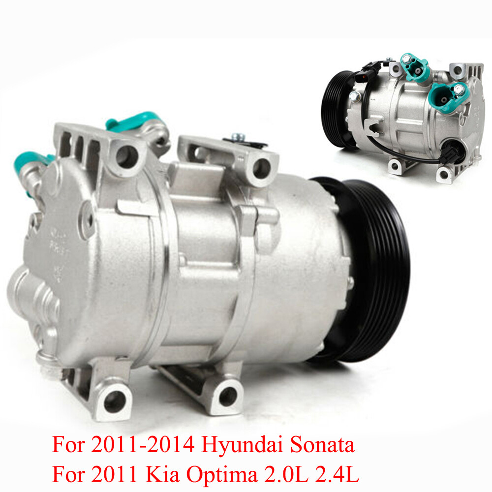 A/C Compressor w/ Clutch For 2011-2014 Hyundai Sonata/ 2011 Kia Optima 2.0L 2.4L