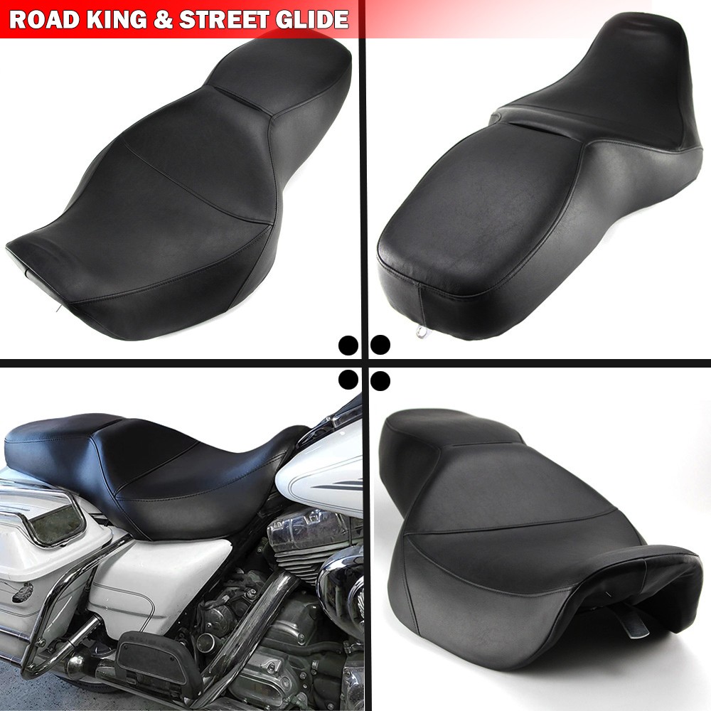 Low-Profile Seat For Harley 1997-2007 Road King FLHR/HP & 2006-2007 Street Glide